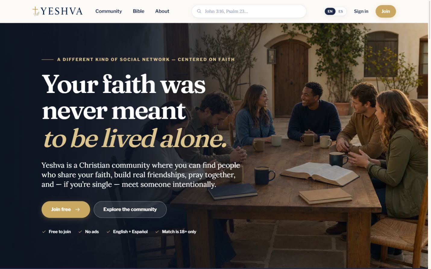 Yeshva web, iOS and Android platform